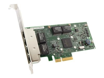 Broadcom BCM5719-4P - Síťový adaptér - PCIe 2.0 x4 nízký profil - Gigabit Ethernet x 4, BCM95719A1904AC