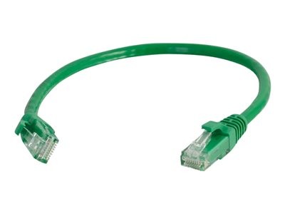 C2G Cat6 Booted Unshielded (UTP) Network Patch Cable - Patch kabel - RJ-45 (M) do RJ-45 (M) - 5 m - UTP - CAT 6 - lisovaný, provedení bez hrbolků, licna - zelená