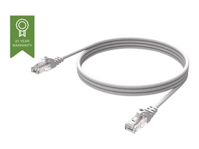 Vision Techconnect - Síťový kabel - RJ-45 (M) do RJ-45 (M) - 3 m - UTP - CAT 6 - bootovaný - bílá