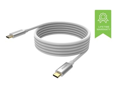 Vision - USB kabel - 24 pin USB-C (M) do 24 pin USB-C (M) - USB 3.1 Gen 1 - 3 A - 4 m - bílá