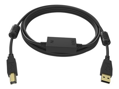 Vision Professional - Kabel USB - USB (M) do USB typ B (M) - USB 2.0 - 15 m - aktivní - černá