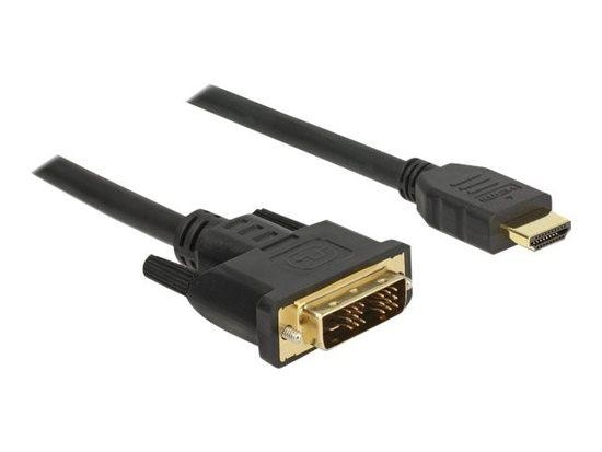 DELOCK 85584 Delock Kabel DVI 18+1 samec > HDMI-A samec 2,0m černý