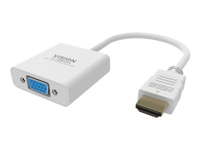 Vision Techconnect - Nástroj pro převod videa - HDMI - VGA - bílá