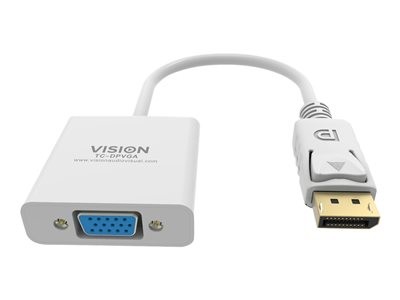 Vision - Nástroj pro převod videa - DisplayPort - VGA - bílá