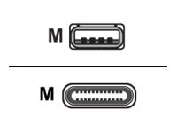 Huddly - Kabel USB - USB typ A (M) rovné do 24 pin USB-C (M) pravoúhlý - USB 3.0 - 2 m - pro IQ
