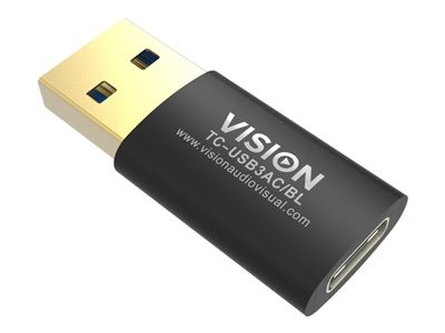 Vision Professional - USB adaptér - USB typ A (M) do 24 pin USB-C (F) - USB 3.0 - černá