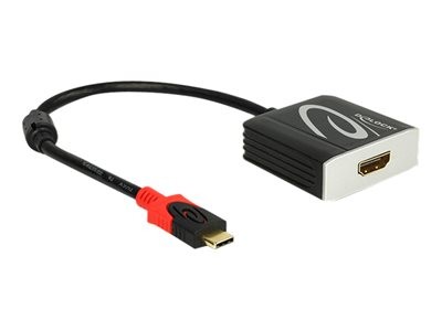 Delock - Externí video adaptér - USB-C - HDMI - černá - maloobchod