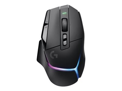 Logitech G G502 X PLUS - Myš - optický - bezdrátový - LIGHTSPEED - přijímač Logitech LIGHTSPEED - černá