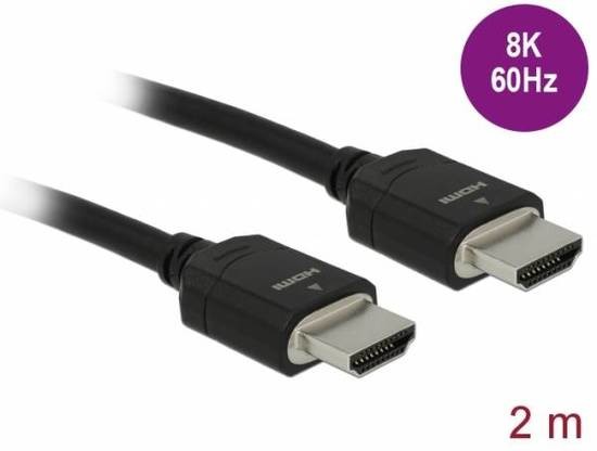 Delock Vysokorychlostní HDMI kabel, 48 Gbps, 8K 60 Hz, 2 m