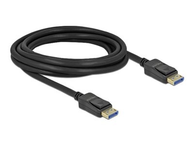 Delock - Kabel DisplayPort - DisplayPort (M) do DisplayPort (M) - DisplayPort 2.0 - 3 m - 10K60Hz (10240x4320) support - černá