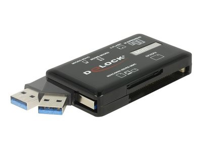 Delock - Čtečka karet (víceformátový) - USB 3.2 Gen 1, 91758