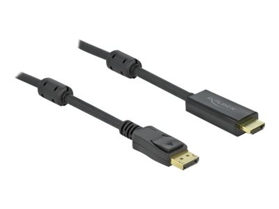 Delock Kabel z Active DisplayPort 1.2 na HDMI, 4K, 60 Hz 2 m
