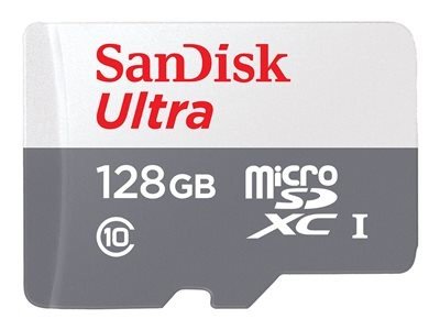 SanDisk Ultra - Paměťová karta flash - 128 GB - Class 10 - microSDXC UHS-I