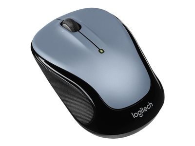 Logitech M325s - Myš - pravák a levák - optický - 5 tlačítka - bezdrátový - 2.4 GHz - bezdrátový přijímač USB - šedá