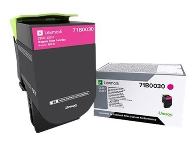 Lexmark X317 - Purpurová - originální - kazeta s barvivem LCCP, LRP - pro Lexmark CS317dn, CX317dn, 71B0030