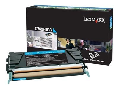 Lexmark - Vysoká výtěžnost - azurová - originální - kazeta s barvivem LCCP, LRP - pro Lexmark C748de, C748dte, C748e, C748H1CG