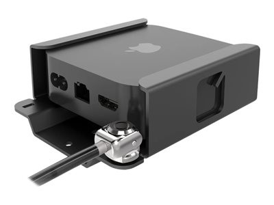 Compulocks Apple TV Security Mount (4K 3rd Gen) (2022) - Montážní sada (security bracket, sestava zamykací hlavy) - Ventilovaný - pro mediabox - uzamykatelný - vysoce kvalitní hliník - černá - pro Apple TV 4K (1st generation, 2nd generation, 3rd