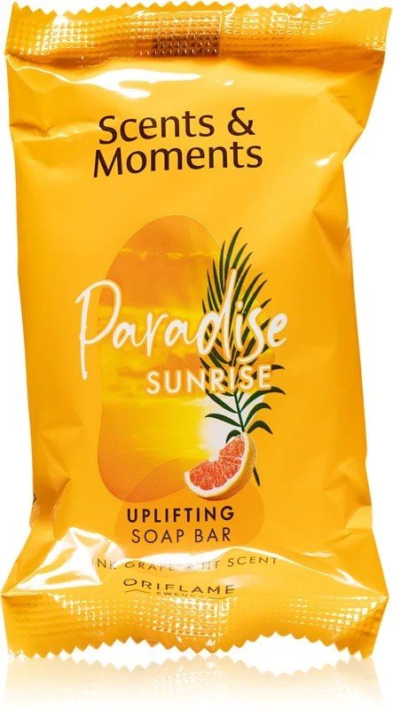 Oriflame Scents & Moments Paradise Sunrise Soap Tuhé mýdlo s vůní růžového grepu 90g