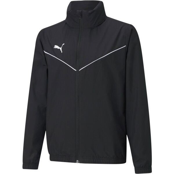 Puma TEAMRISE ALL WEATHER JKT JR Chlapecká bunda, černá, velikost 128