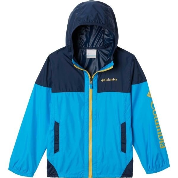 Columbia FLASH CHALLENGER WINDBREAKER Dětská bunda, modrá, velikost S