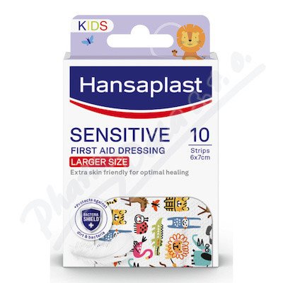 Hansaplast Sensitive Zvířátka large náplast 10ks