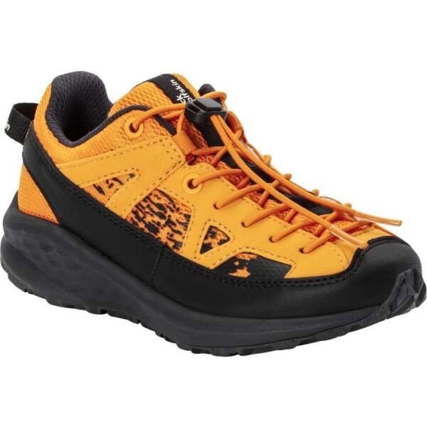 Jack Wolfskin VILI SNEAKER LOW K Dětská treková obuv, oranžová, velikost 39