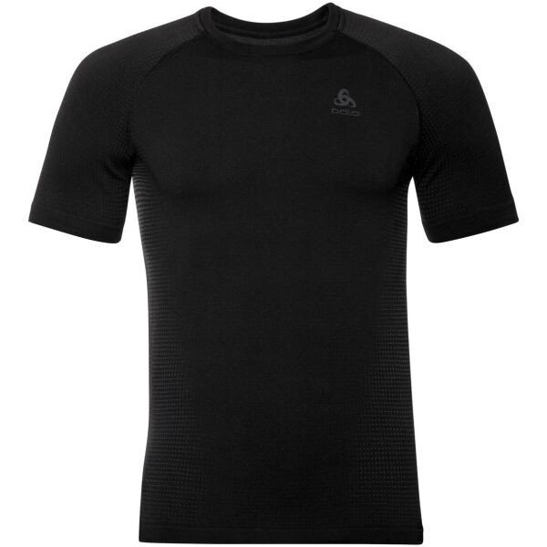 Odlo BL TOP CREW NECK S/S PERFORMANCE WARM ECO Pánské funkční tričko, černá, velikost L
