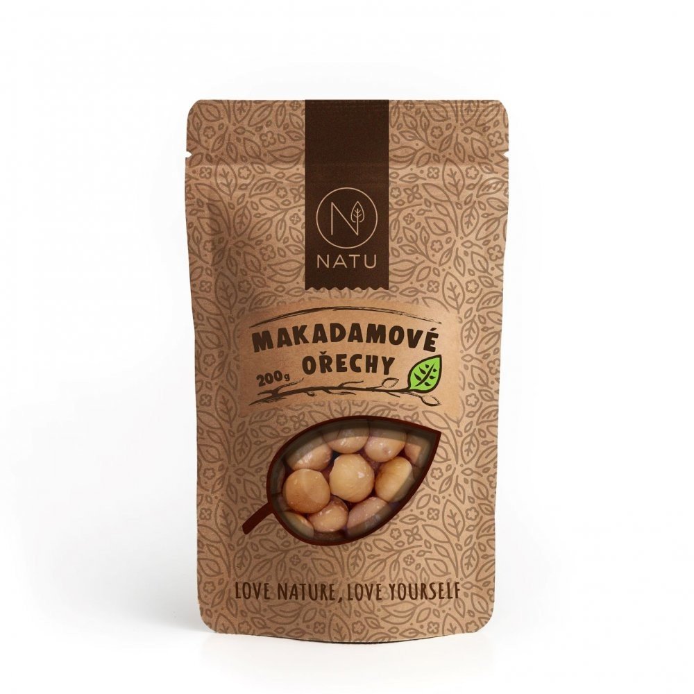 NATU Makadamové ořechy 200 g