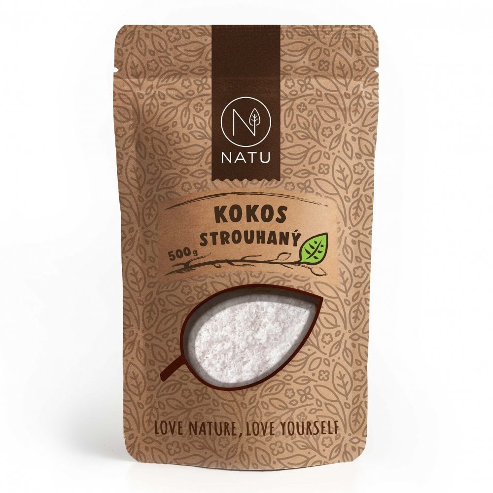 NATU Kokos strouhaný 500 g