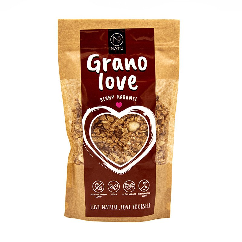 NATU Granola slaný karamel 400g