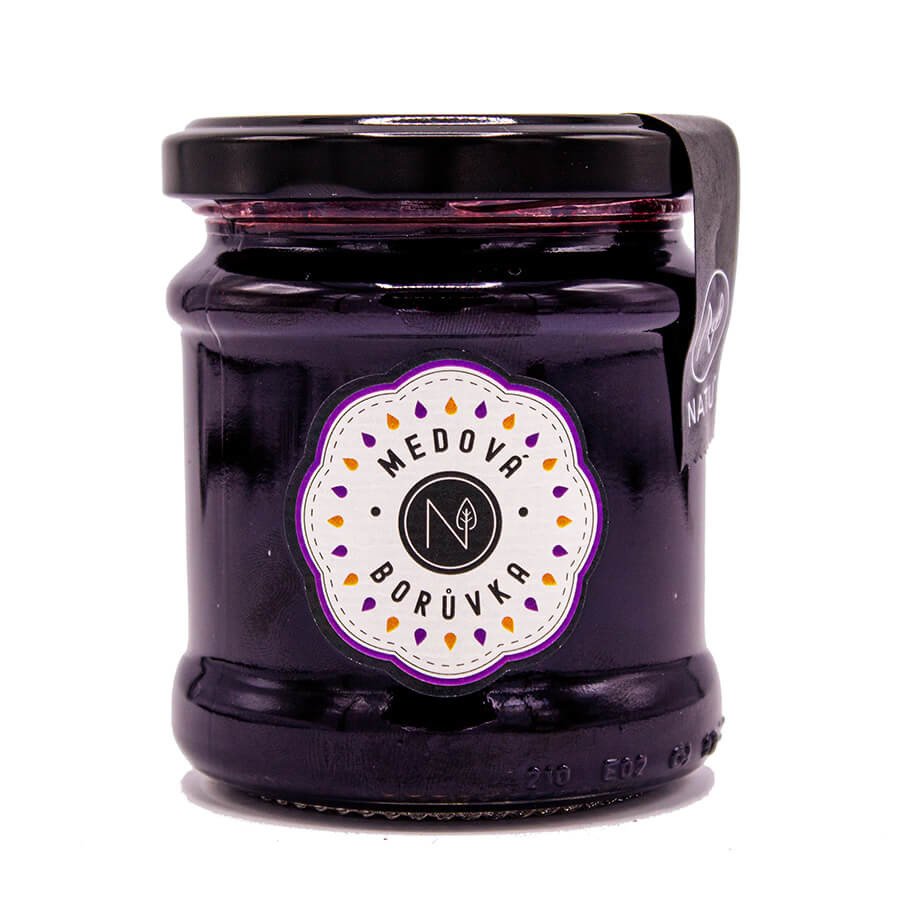 NATU Medová borůvka extra džem výběrový speciální 205g