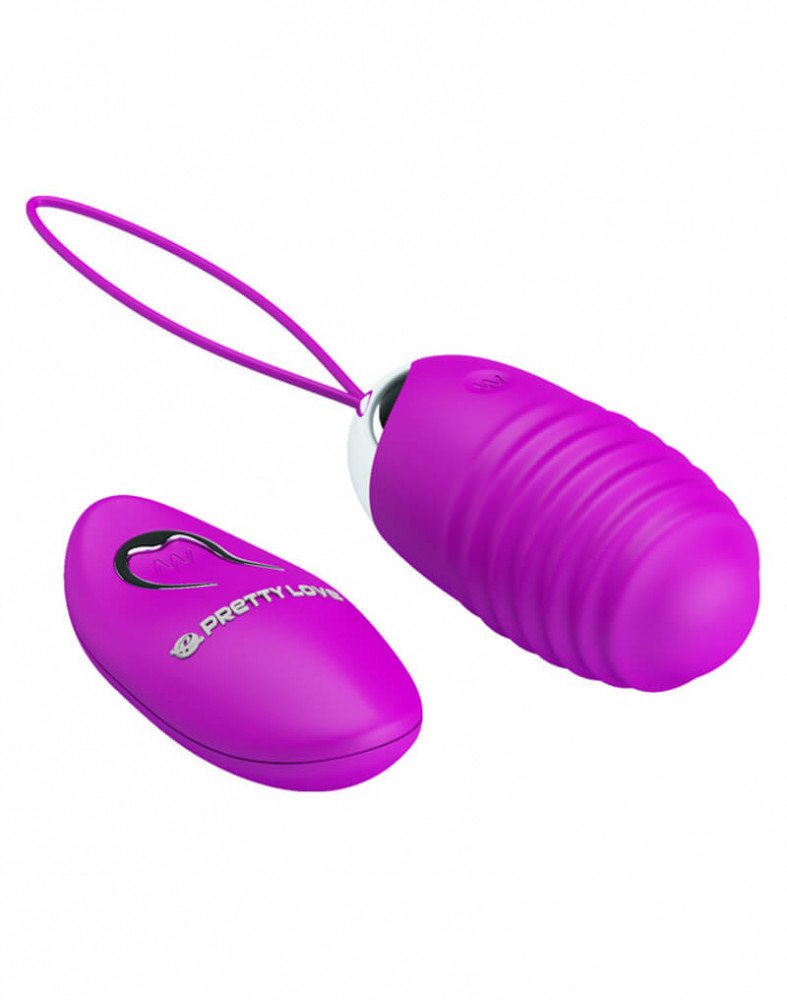 Pretty Love Jessica - rechargeable, radio vibrating egg (purple)