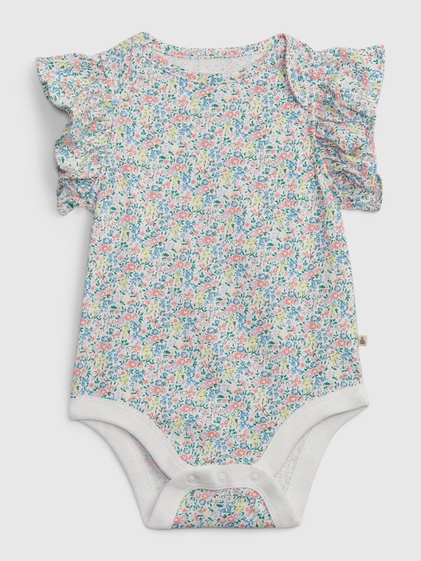 GAP Baby vzorované body s volány - Holky