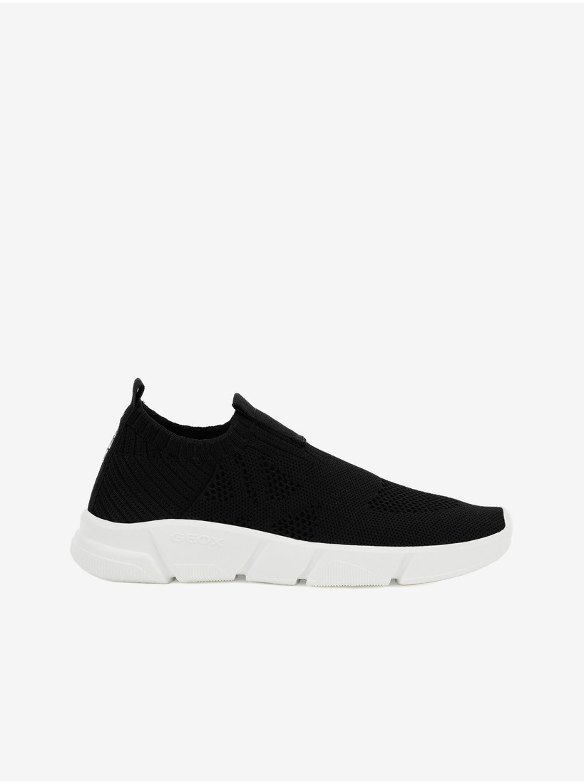 Černé klučičí slip on tenisky Geox - Kluci