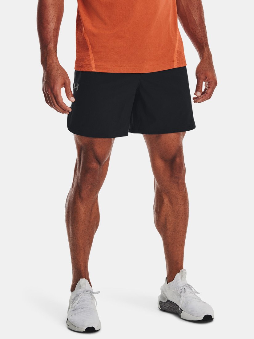 Under Armour Kraťasy UA Peak Woven Shorts-BLK - Pánské