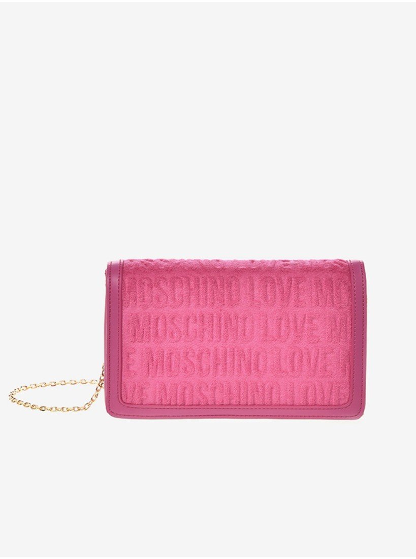 Růžová dámská crossbody kabelka Love Moschino - Dámské