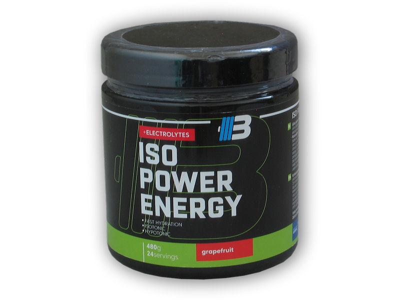 Body Nutrition Iso power energy + elektrolyty 480g Varianta: grep
