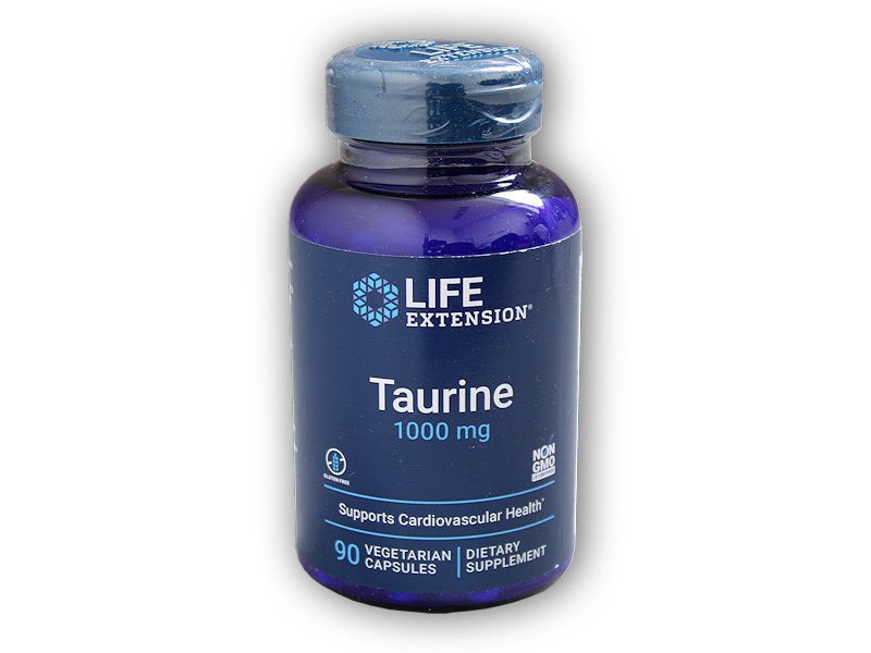 Life Extension Taurine 1000mg 90 kapslí