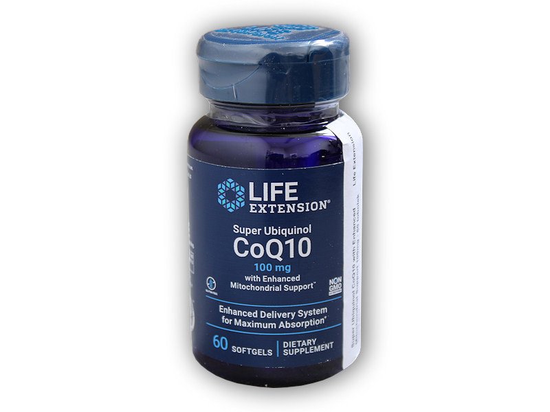 Life Extension Super Ubiquinol CoQ10 100mg 60 kapslí