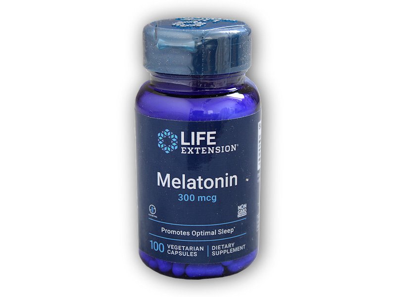 Life Extension Melatonin 300 mcg 100 kapslí