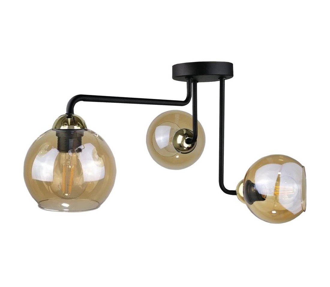 Keter Lighting Přisazený lustr MONDE GOLD 3xE27/60W/230V