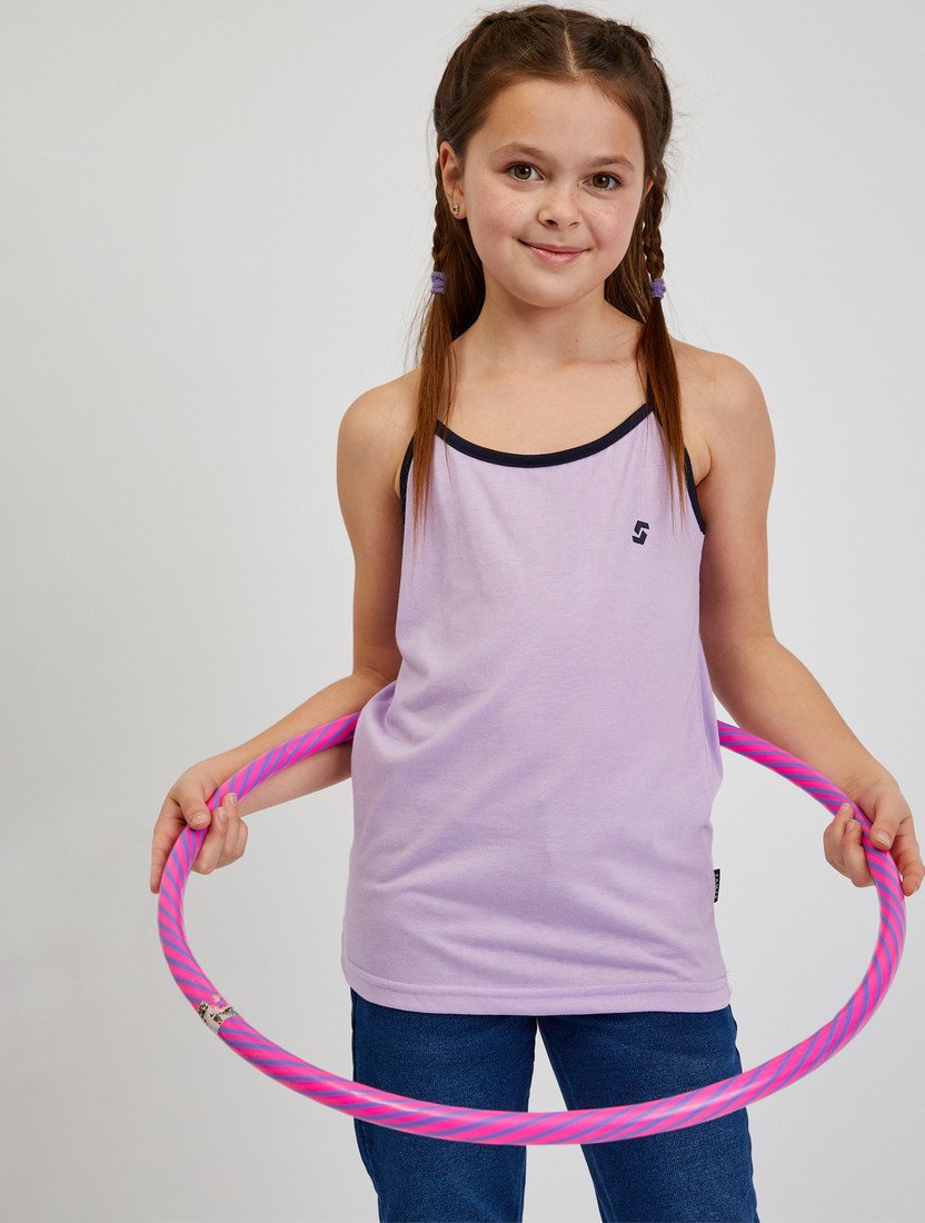 SAM 73 Dívčí tílko RUSSELL Fialová 128