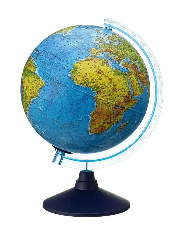 Alaysky Globe 32 cm Reliéfní fyzický glóbus, popisky ve slovenštině