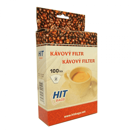 Hit Kávový filtr č.2 - 100 ks v krabičce - 914.21