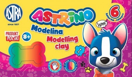 Zet servis Modelína Astrino - 6 barev - Astra - 8105