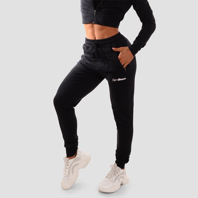 GymBeam Dámské tepláky TRN black