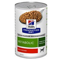 Hill's Can. PD Metabolic Chicken Konz. 370g 9 + 3 zdarma