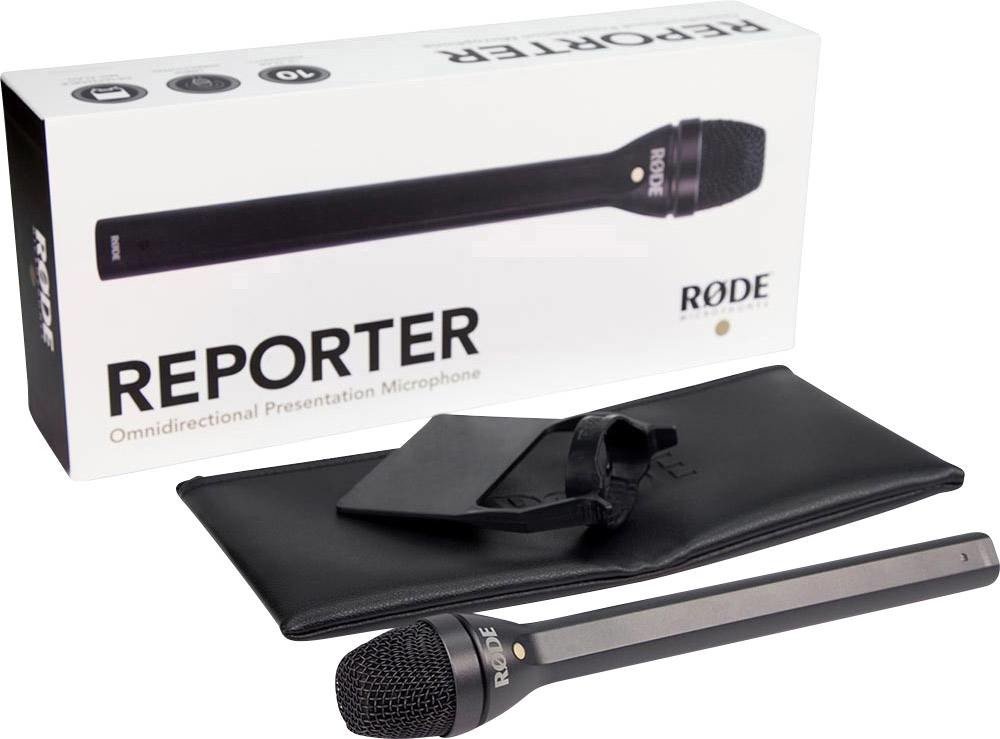 RODE Microphones Reporter  kamerový mikrofon Druh přenosu:kabelový