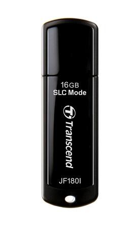 Transcend 16GB JetFlash 180I, USB 3.0 průmyslový flash disk (SLC mode), 155MB/s R, 135MB/s W, černá, TS16GJF180I
