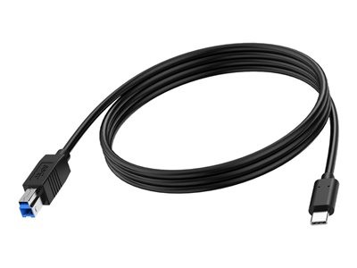 Vision - USB kabel - 24 pin USB-C (M) do USB Type B (M) - 3 A - 2 m - černá